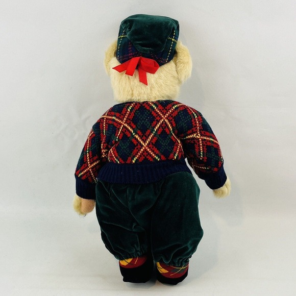 A Highland Fling Fuzzy Vanderbear Plush Bear 12" Scottish Dance Collection NABCO - Picture 4 of 4